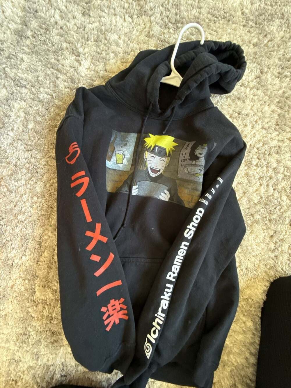 Naruto Shippuden Ichiraku Ramen Shop Black Hoodie